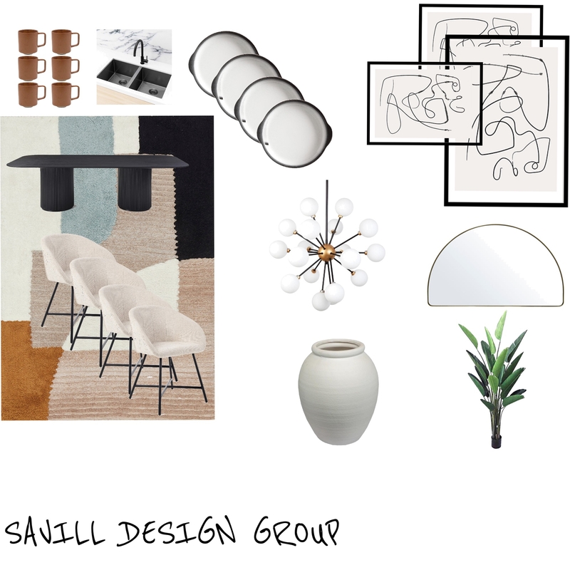 Black & White Mood Board by SavillDesignGroup on Style Sourcebook