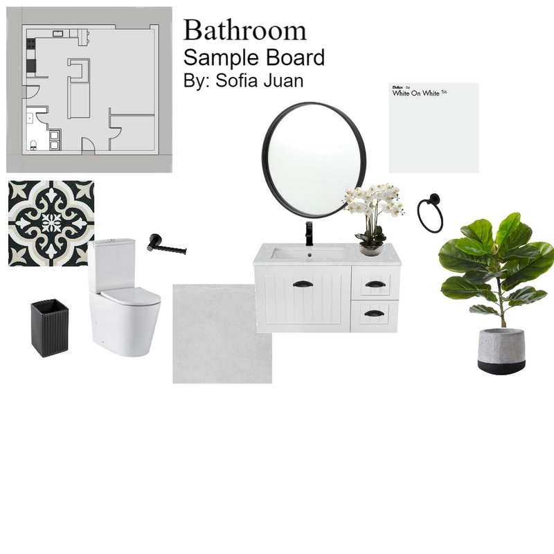 IDI Assignment 9 Bathroom Mood Board by sofiajuan on Style Sourcebook