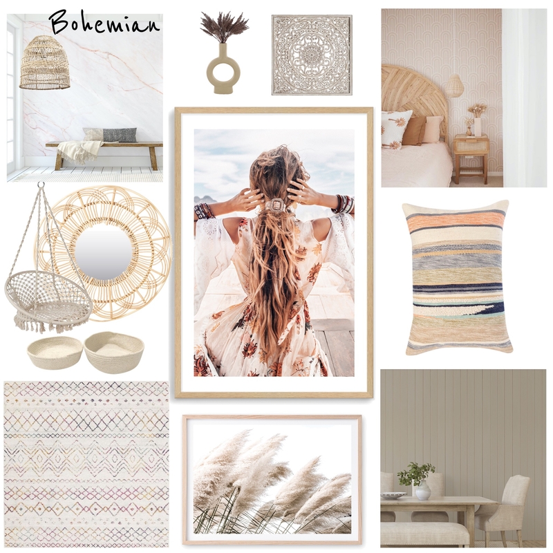 Bohemian Style Mood Board by Melrey on Style Sourcebook