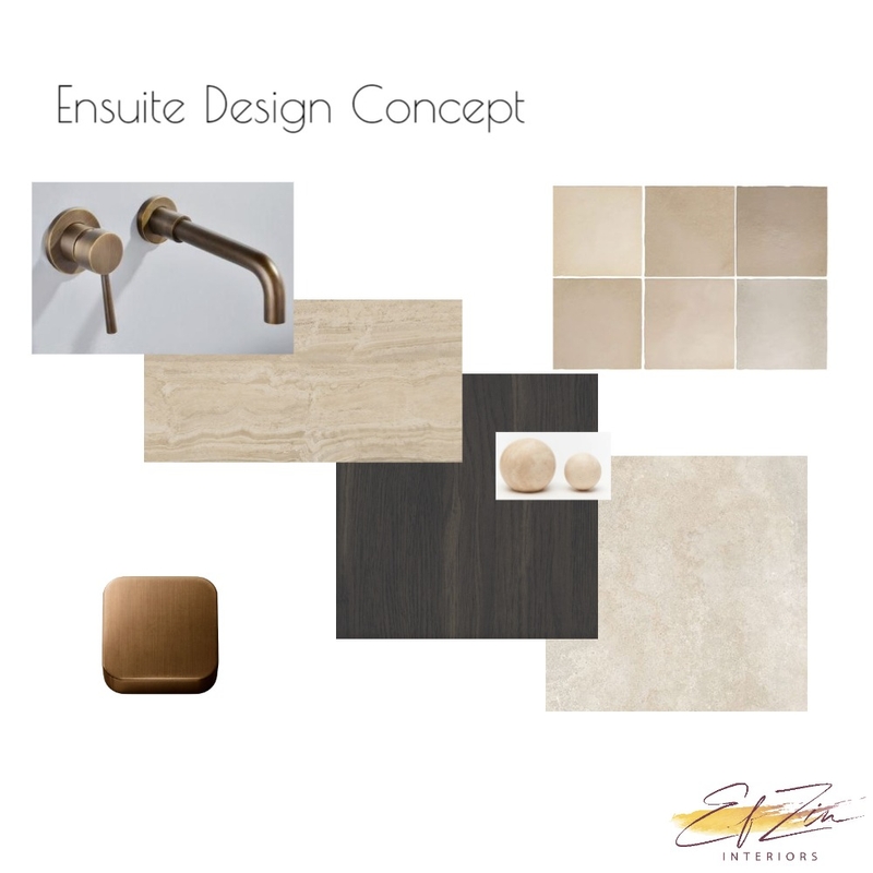14 Milner St - Ensuite design Concept Mood Board by EF ZIN Interiors on Style Sourcebook