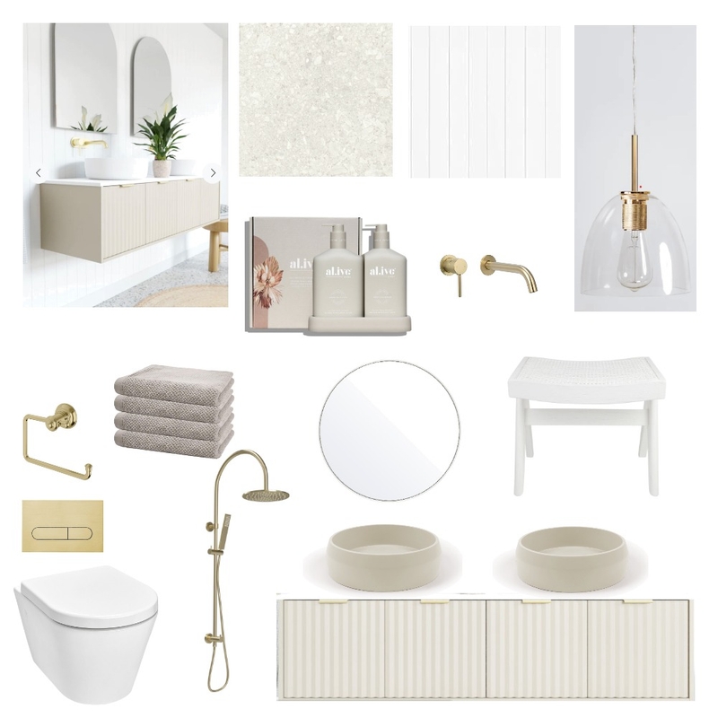 Guest Bathroom Mood Board by MaddiePM on Style Sourcebook