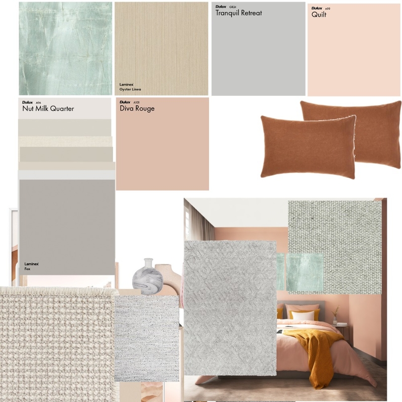 Peach inspiration, working Mood Board by olams on Style Sourcebook
