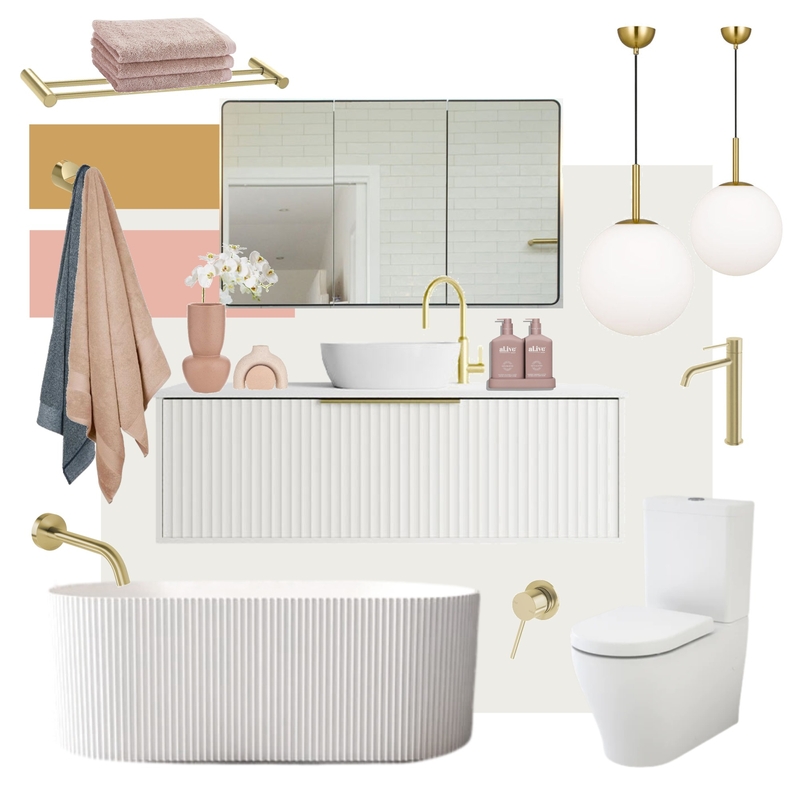 Zoe Marshall Bathroom Mood Board by The Blue Space on Style Sourcebook