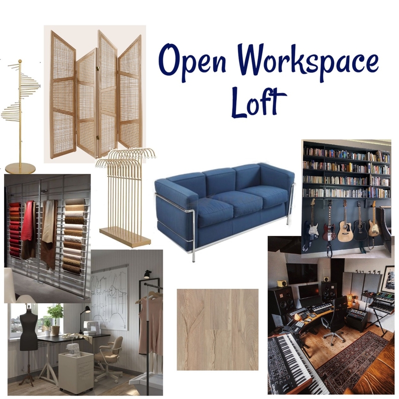 Open Workspace Loft Mood Board by vasiliki_gr on Style Sourcebook