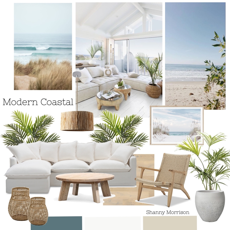 Modern Coastal Mood Board Mood Board by shannykatie on Style Sourcebook