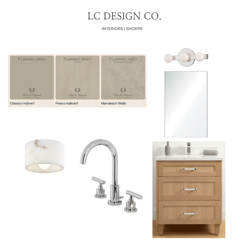 Mary-Bathroom Refresh Mood Board by LC Design Co. on Style Sourcebook