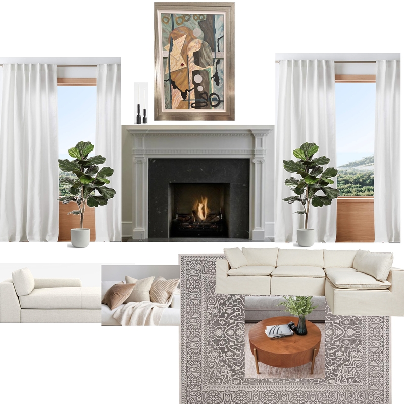 Kelley S. Living Room Mood Board by Nancy Deanne on Style Sourcebook