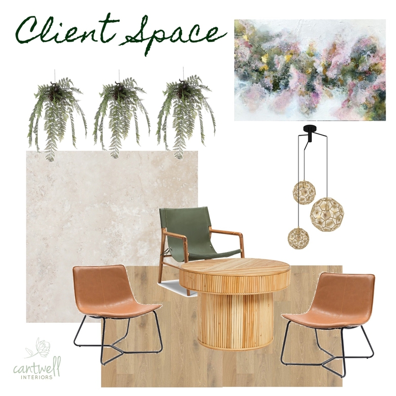 Biophilic client space Mood Board by Cantwell Interiors on Style Sourcebook