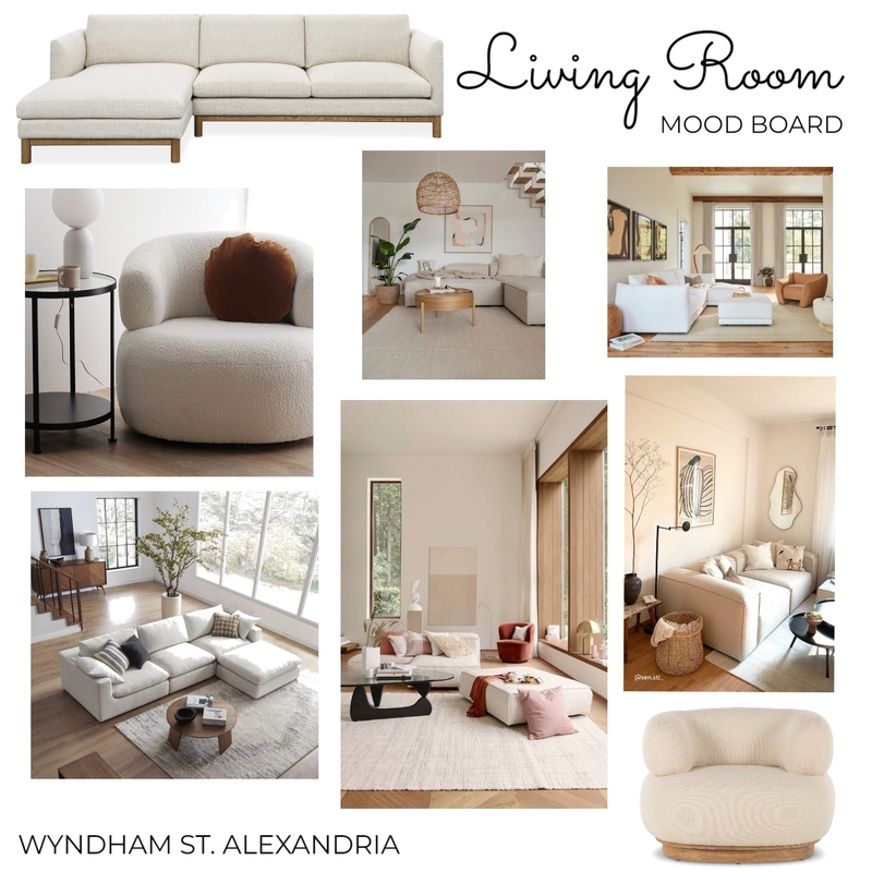 Living Room Mood Board by theacrowley on Style Sourcebook