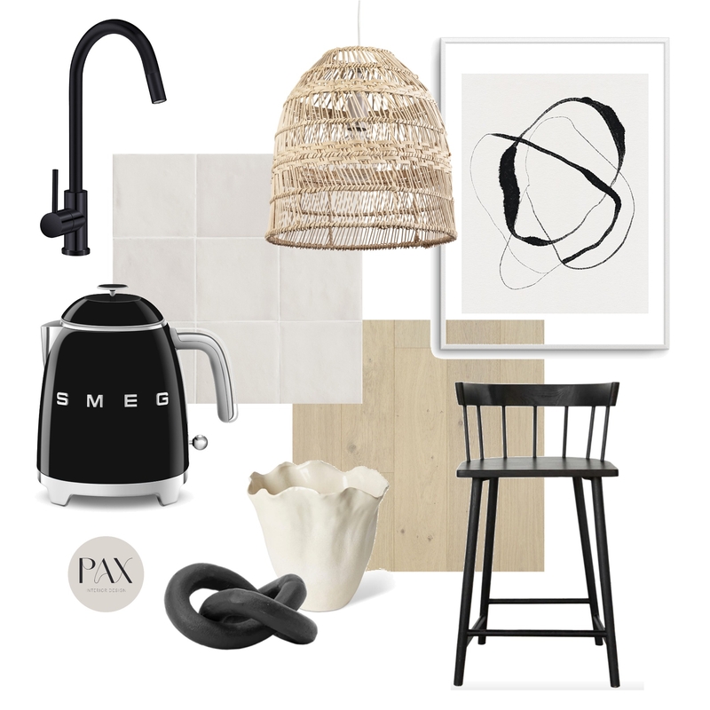 Black & Cream Kitchen Mood Board by PAX Interior Design on Style Sourcebook