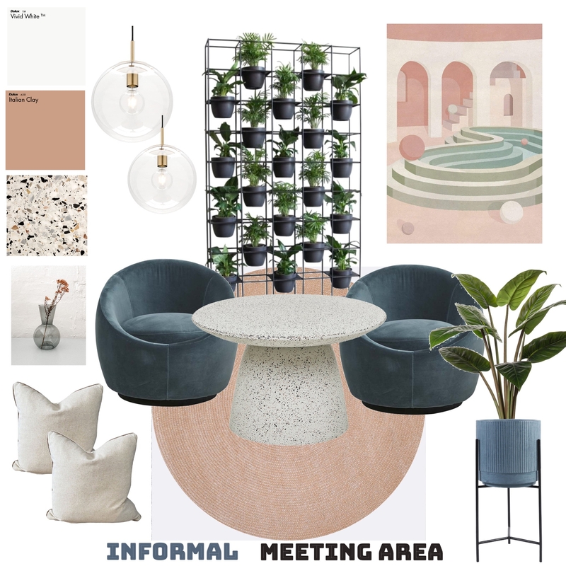 OFFICE DESIGN - INFORMAL MEETING AREA Mood Board by Mood Indigo Styling on Style Sourcebook