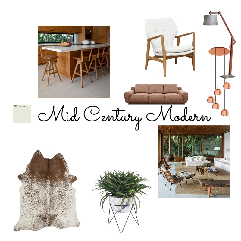 Mid Century Modern Mood Board by coastshack on Style Sourcebook