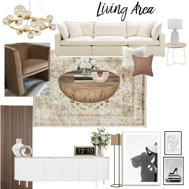 Living Area Mood Board by Isabel Keyser on Style Sourcebook