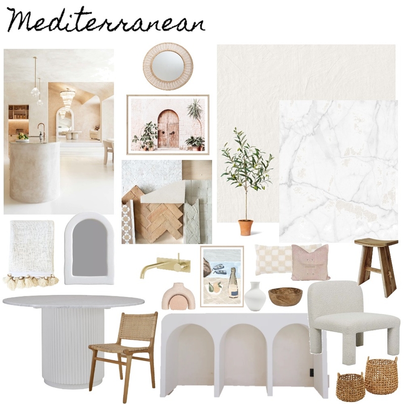 Mediterranean Mood Board by necerro on Style Sourcebook