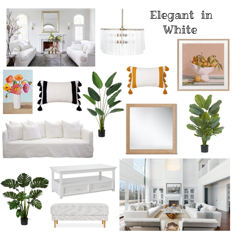 Elegant in White Mood Board by bakermichelle765@yahoo.com on Style Sourcebook