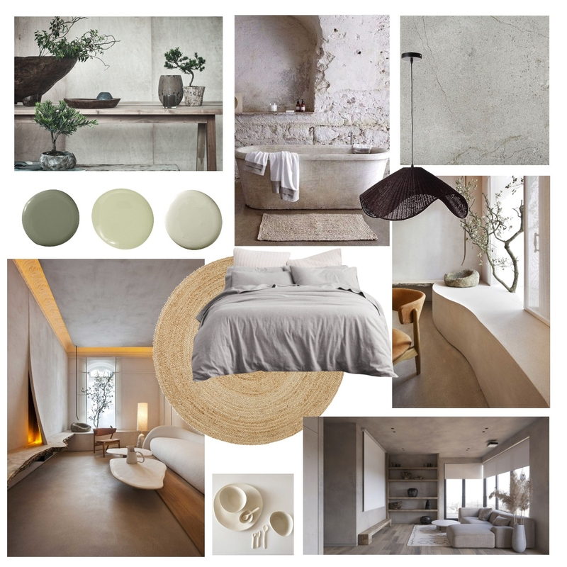 Wabi Sabi Mood Board by Zoe Katy on Style Sourcebook