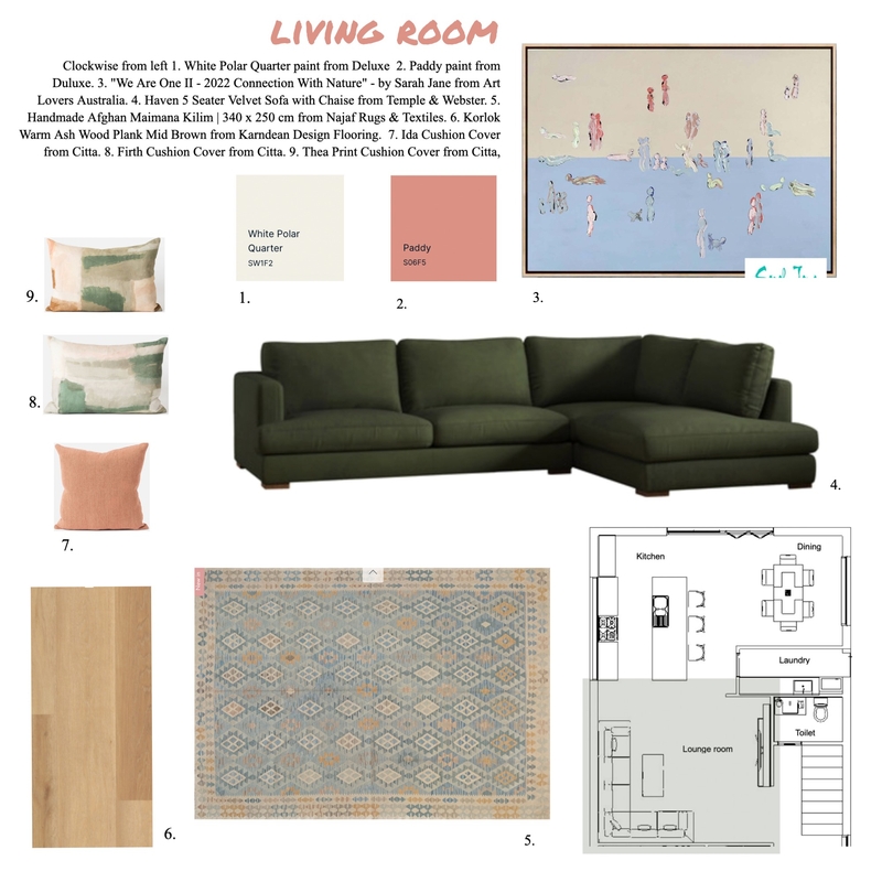Lounge Room module 9 Mood Board by Sarahsig on Style Sourcebook