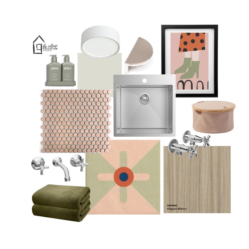 Laundry Mood Board by The Cottage Collector on Style Sourcebook