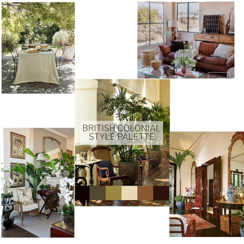 British Colonial Mood Board by Savvi Home Styling on Style Sourcebook