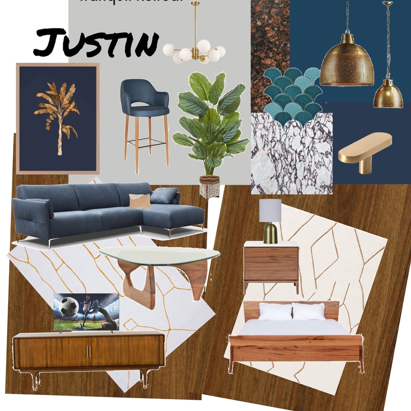 Justin Apartment final Mood Board by Scott Clifford on Style Sourcebook