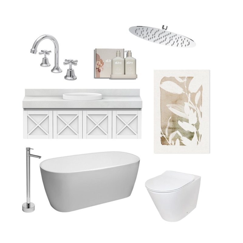 Fresh Bathroom Scheme Mood Board by taylasnowball on Style Sourcebook