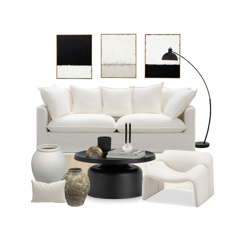 Contemporary Living Mood Board by Rachel Hall on Style Sourcebook