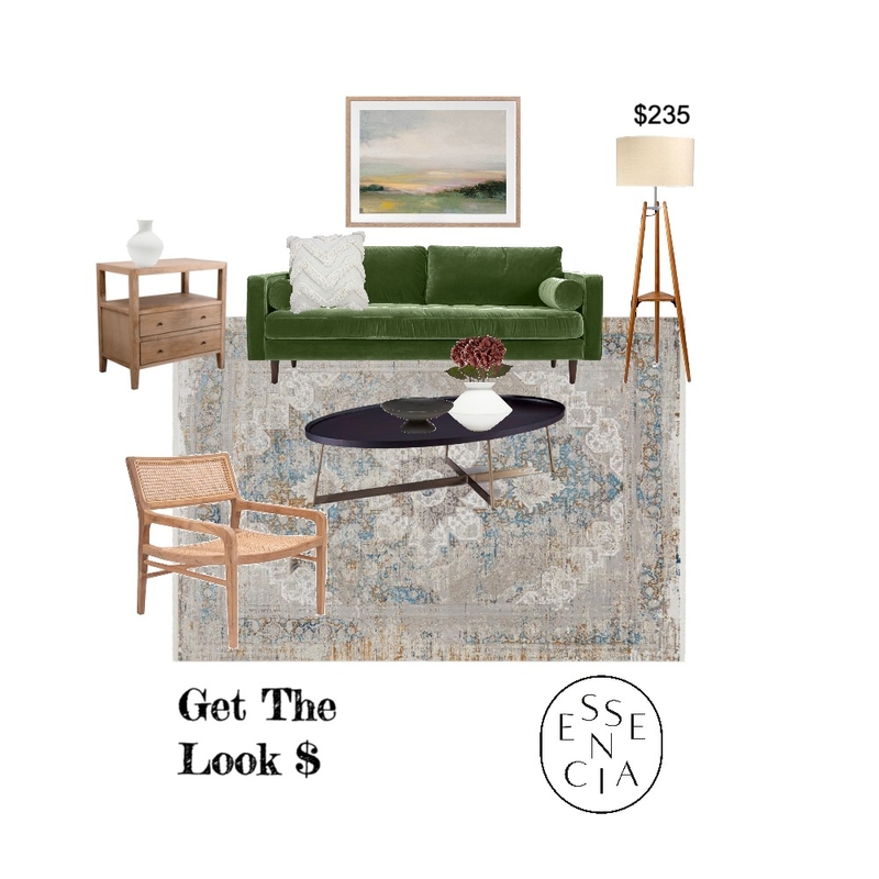 Affordable Living Get The Look Mood Board by Essencia Interiors on Style Sourcebook