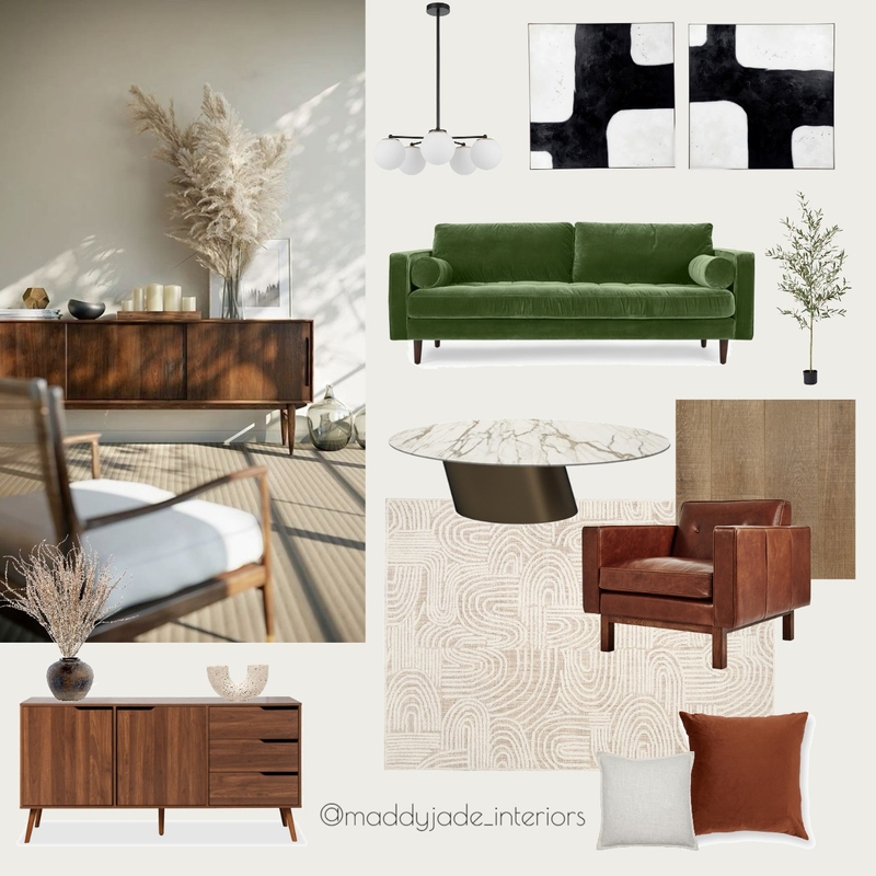 mid century modern dreams Mood Board by Maddy Jade Interiors on Style Sourcebook