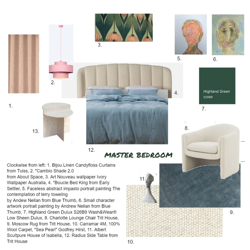 Master bedroom Mood Board by Sarahsig on Style Sourcebook