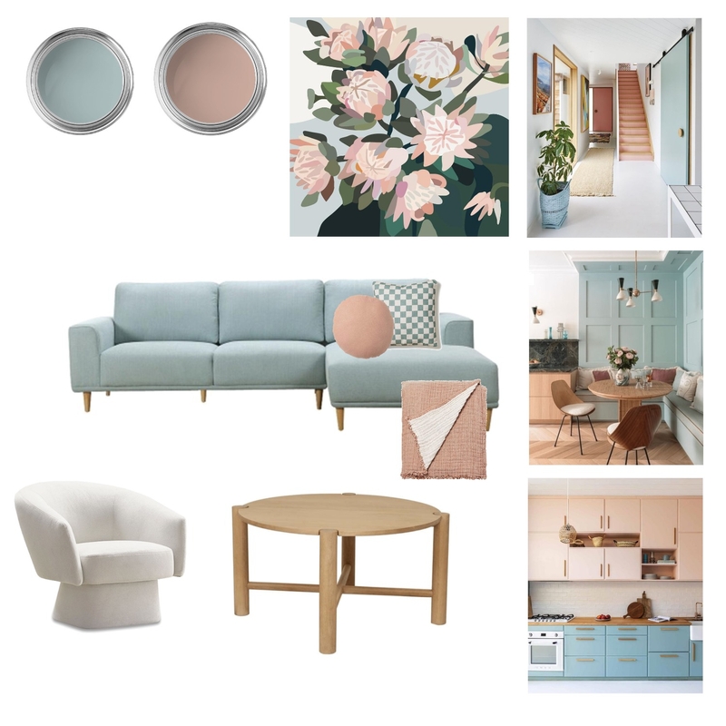 Blush and Duckegg Mood Board by tiamh on Style Sourcebook
