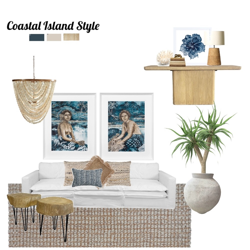 Coastal Island Style Mood Board by St. Barts Interiors on Style Sourcebook