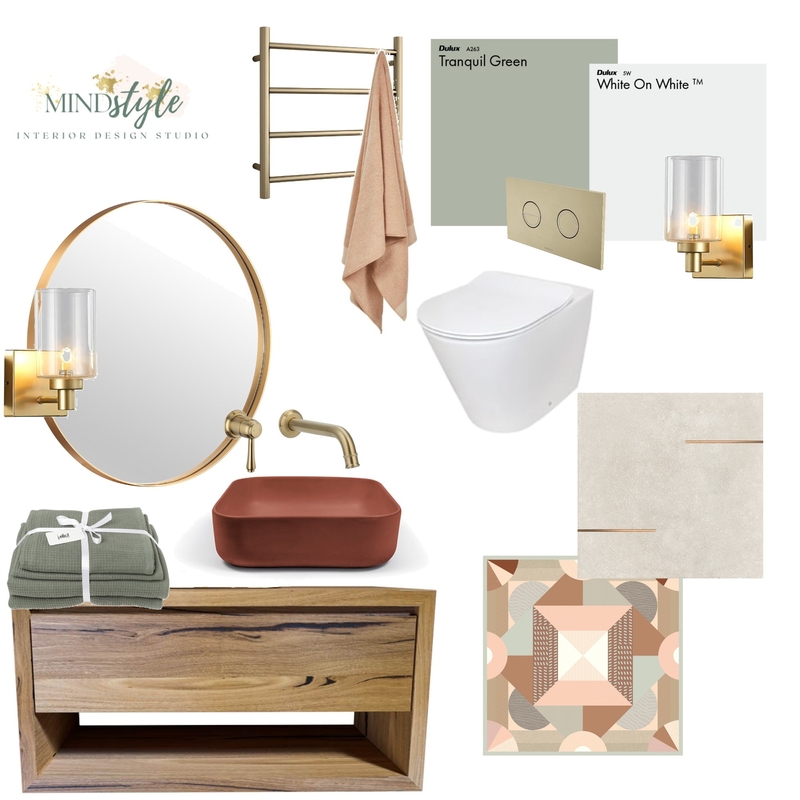Project Randwick- Water Closet Oomph!! Mood Board by Shelly Thorpe for MindstyleCo on Style Sourcebook