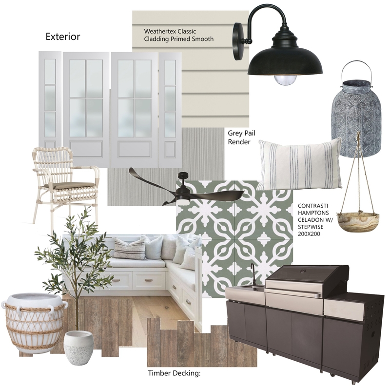 Hampton House Exterior Mood Board by Chelsea.yuexi on Style Sourcebook