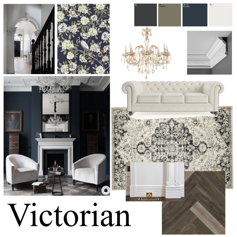 Victorian Style Mood Board Mood Board by Conniee on Style Sourcebook