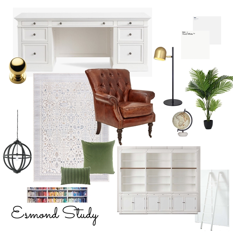 Esmond Study Mood Board by Amélia Davis Art & Design on Style Sourcebook