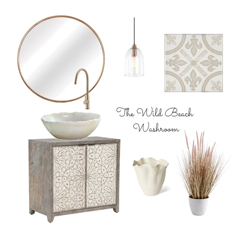 The Wild Beach Bathroom Mood Board by creative grace interiors on Style Sourcebook