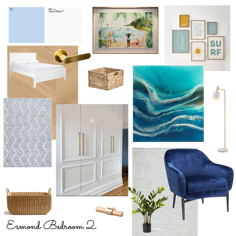 Esmond Bedroom 2 Mood Board by Amélia Davis Art & Design on Style Sourcebook