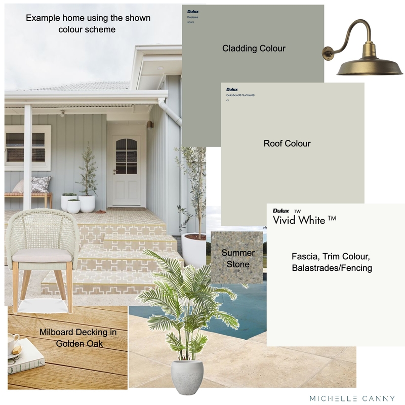 Coastal Exterior Mood Board Mood Board by Michelle Canny Interiors on Style Sourcebook