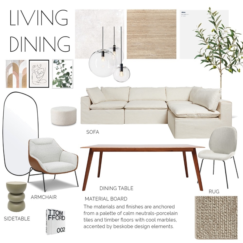 LIVING MOOD BOARD Mood Board by antriruiz on Style Sourcebook