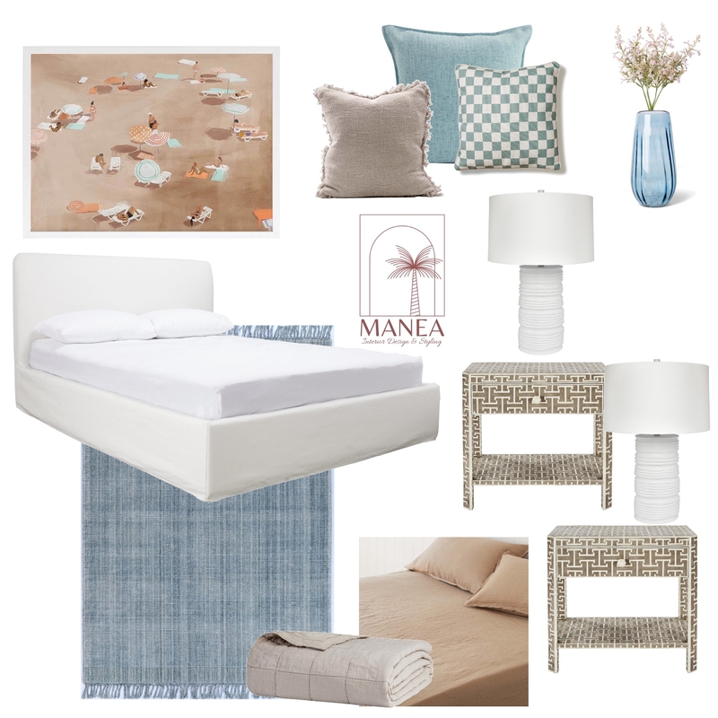 Modern Coastal Master Mood Board by Manea Interior Design & Styling on Style Sourcebook