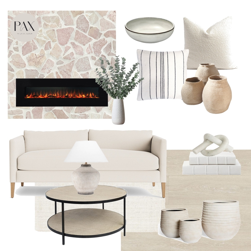 Organic & Textured Living Mood Board by PAX Interior Design on Style Sourcebook