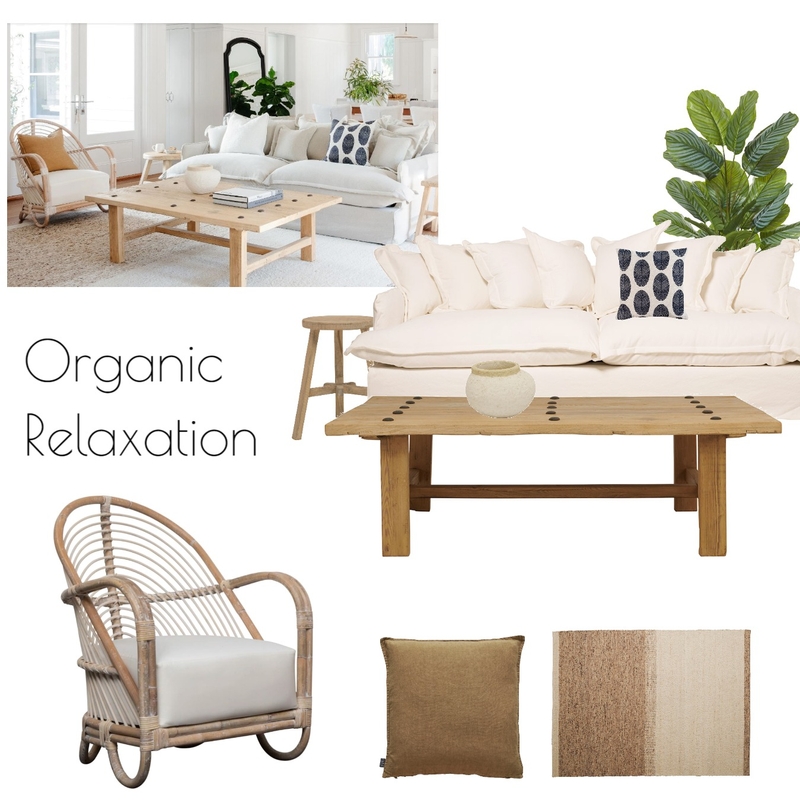Organic Relaxation Mood Board by Lili on Style Sourcebook
