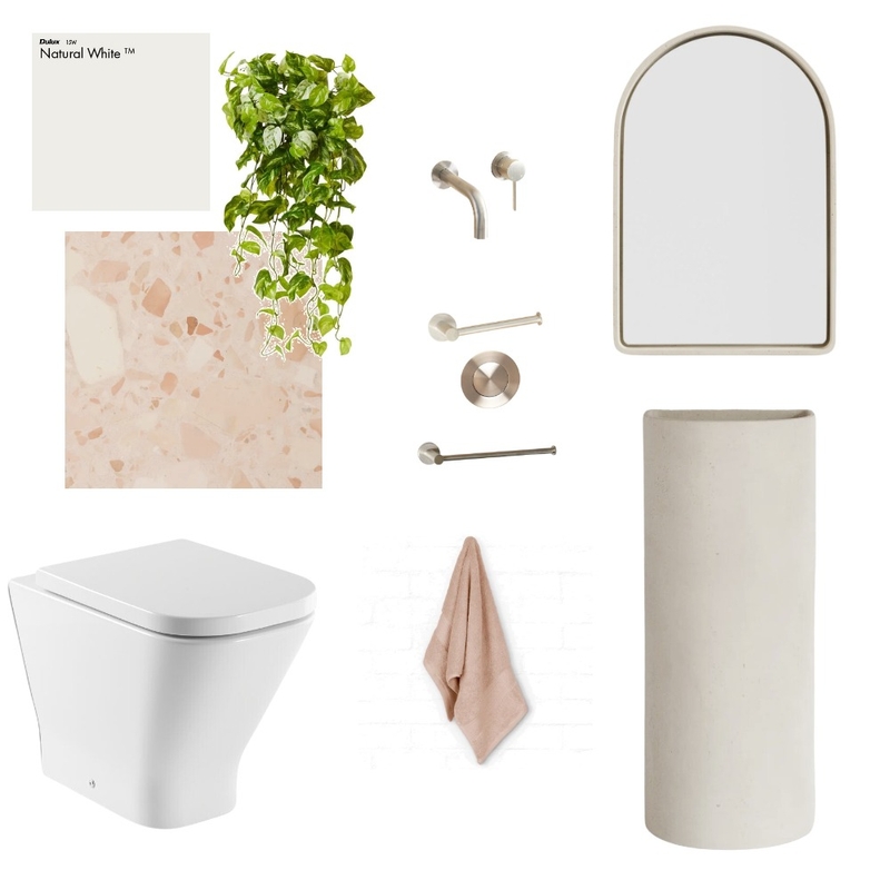 Powder Room Sample Board Mood Board by Foxtrot Interiors on Style Sourcebook