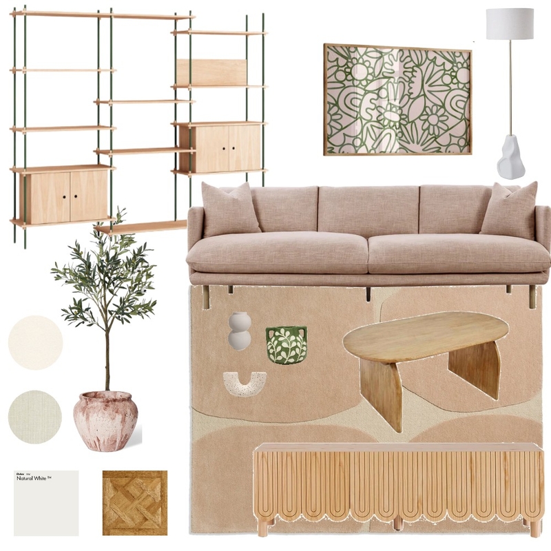 Living Room Sample Board Mood Board by Foxtrot Interiors on Style Sourcebook