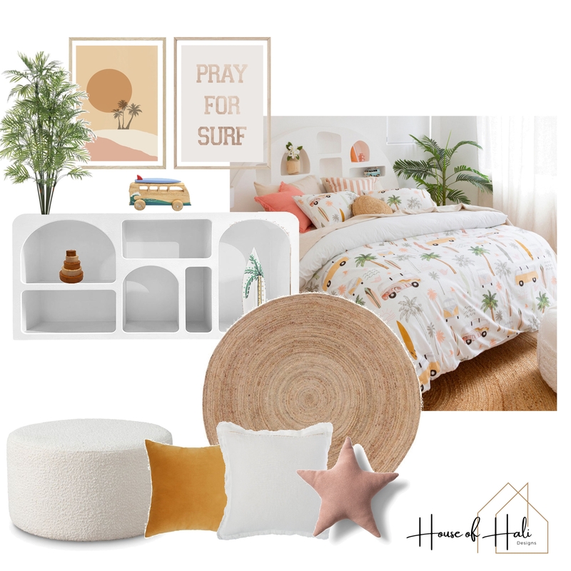 Beach Themed Kids Bedroom Mood Board by House of Hali Designs on Style Sourcebook