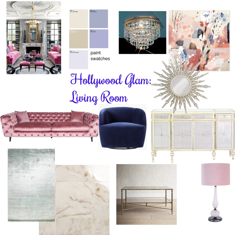 Hollywood Glam Mood Board by aaronglover99 on Style Sourcebook