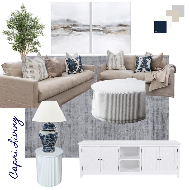 Newington Living Mood Board by Style My Home - Hamptons Inspired Interiors on Style Sourcebook