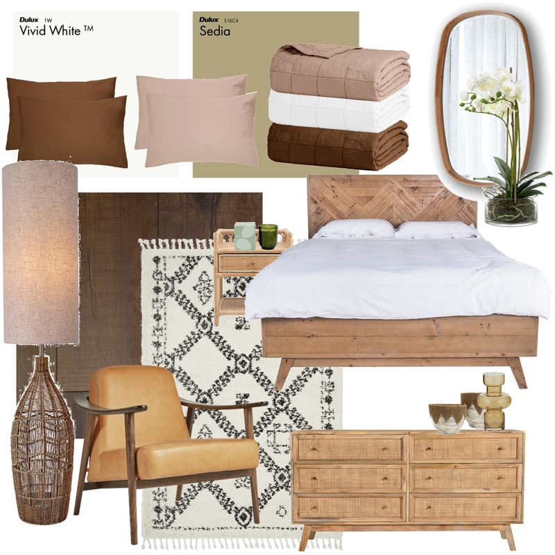 Master bedroom Mood Board by castironfrisbee on Style Sourcebook