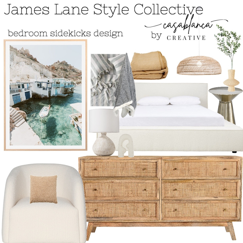 James Lane Collective Bedroom Sidekicks Design Mood Board by Casablanca Creative on Style Sourcebook