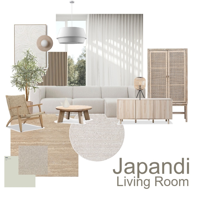 Japandi Living Room Mood Board by gillianencarnacion on Style Sourcebook